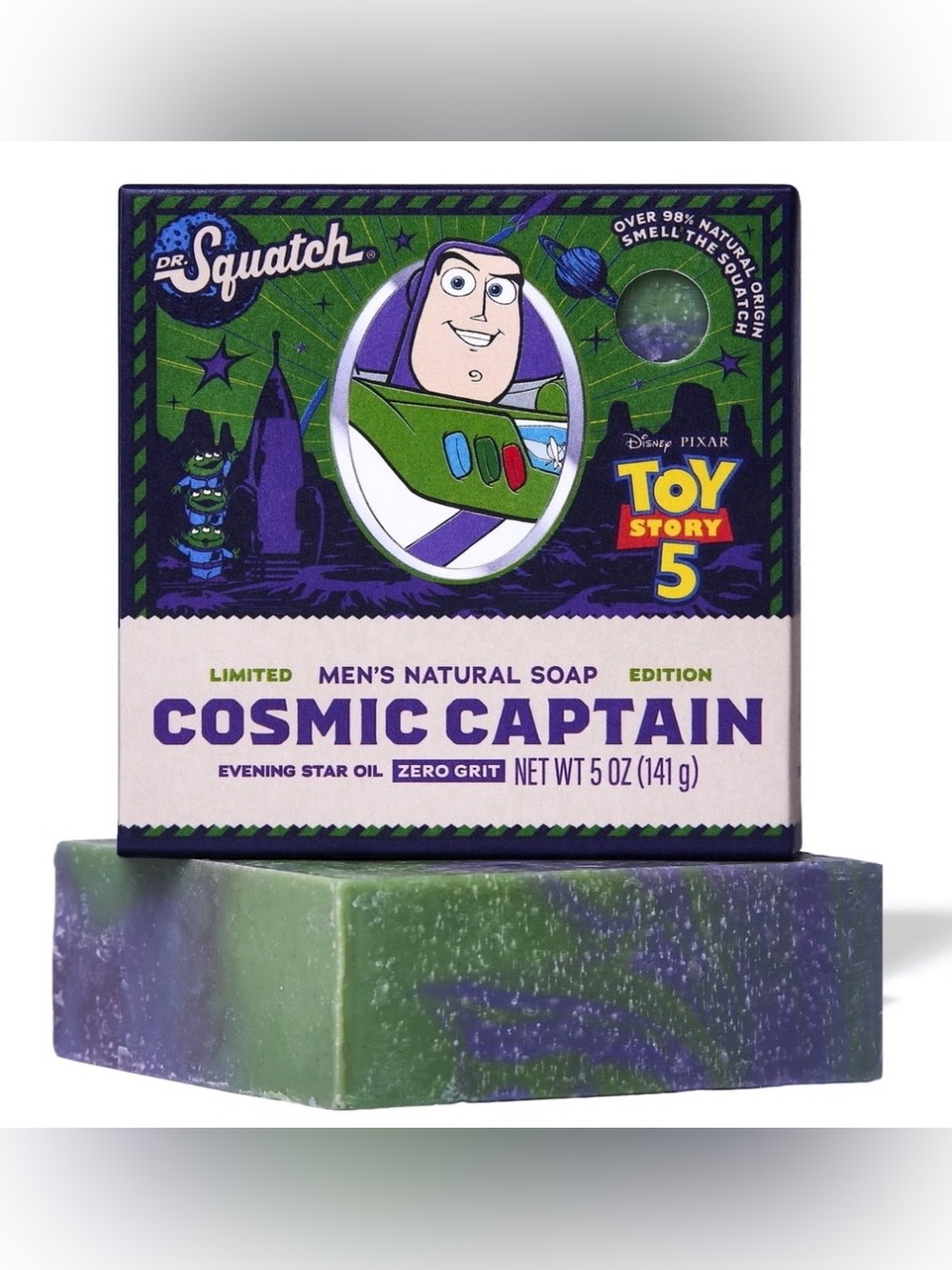 💥 $10 Dr. Squatch Natural Soap in Cosmic Captain Toy Story 5 - Limited Edition